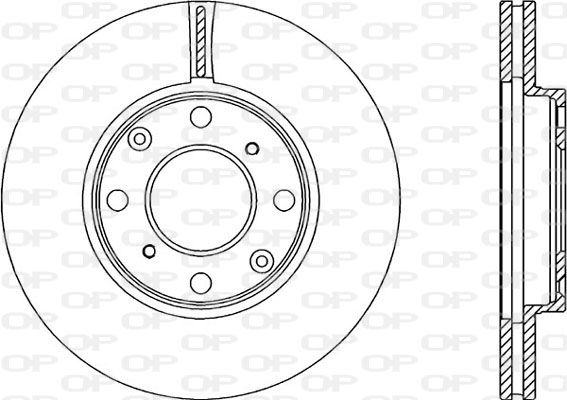 OPEN PARTS Тормозной диск BDA1919.20